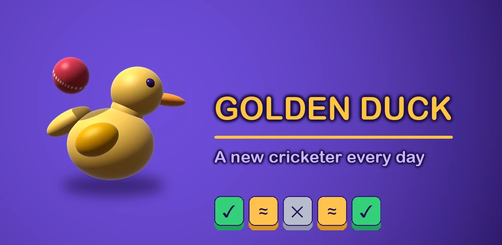 Golden Duck — a new cricketer every day